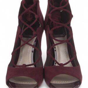 Christian Dior Burgundy Heels Size 35.5
